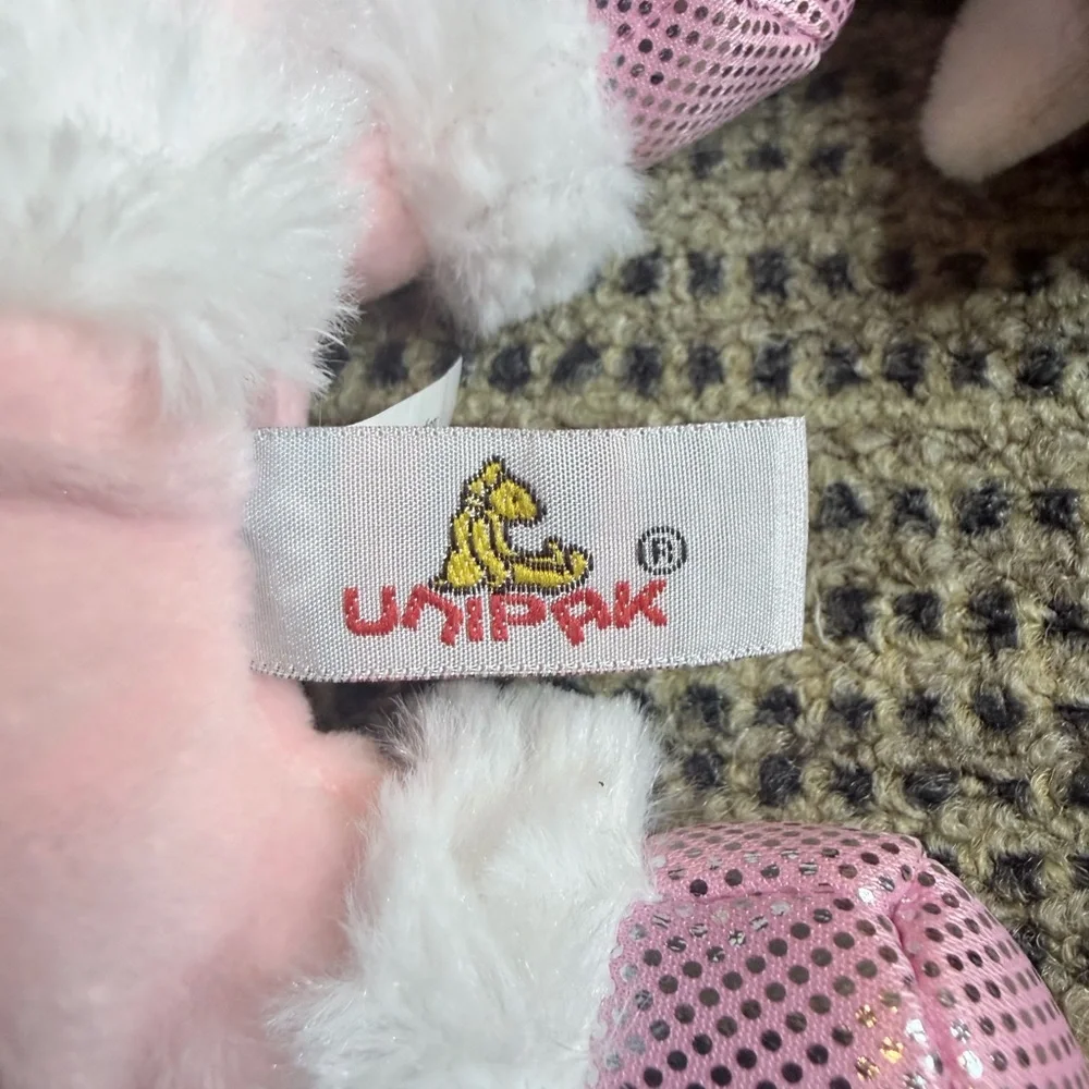 Unipak Plush Animal Trio for Small Pets - Brown, Tan, Pink chipmunk unicorn fox
